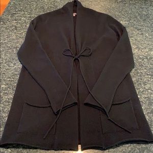 Vince Black Cashmere Cardigan Sweater